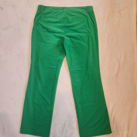 Lilly Pulitzer Green Flare Jeans - Picture 2 of 8